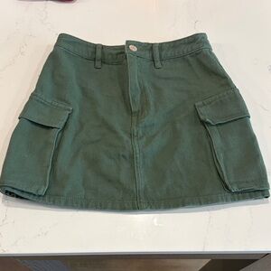 Princess Polly Olive Green Cargo Mini Skirt